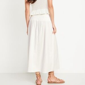 NWT 100% Cotton Maxi Skirt, L tall